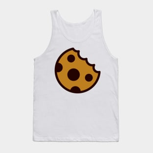 Chocolate Chip Cookie Bite Cartoon Icon Tank Top